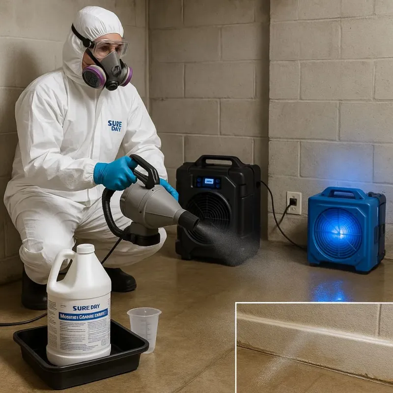 Sanitization and Odor Removal process in Morongo Valley, CA